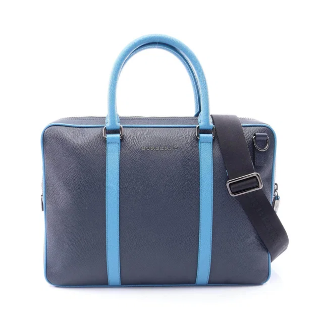 Burberry Leather 2way Business Bag in Leather from LuxUness