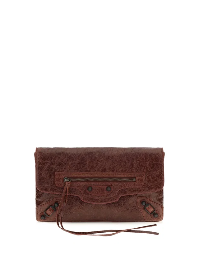 Balenciaga Clutch — Red Lambskin in Red Lambskin from HEWI