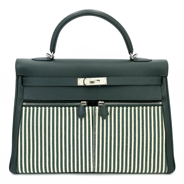 Hermès Kelly Lakis 35 Vert Anglais (2Q) from Ginza Xiaoma