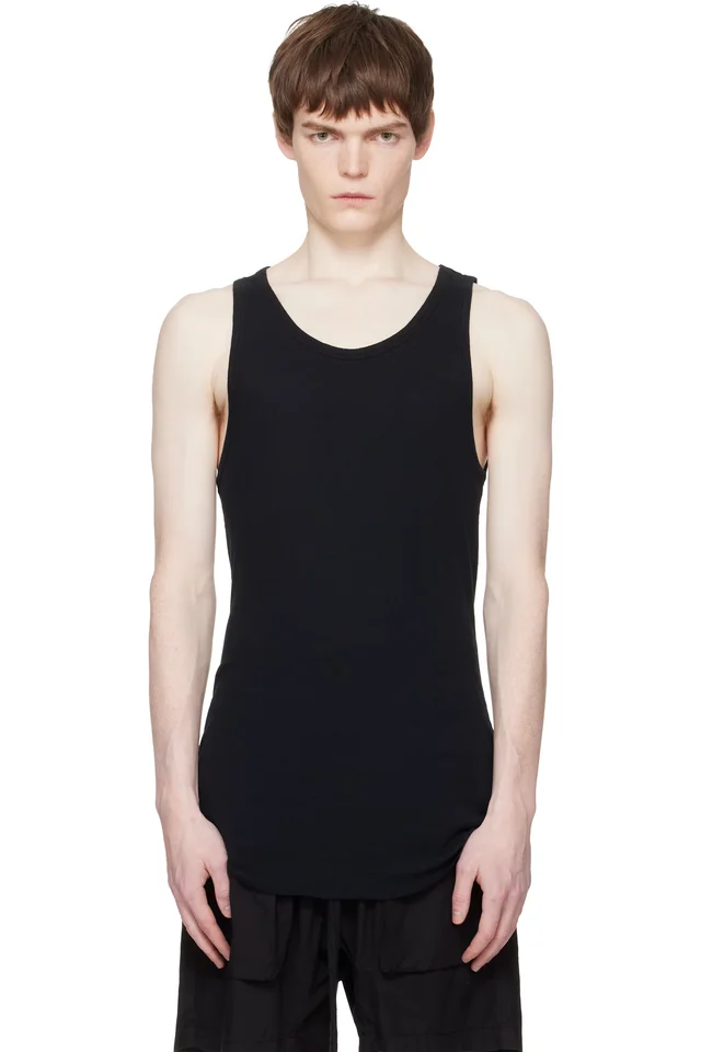 Black M TS 947 Tank Top, image 1 of 1 from SSENSE