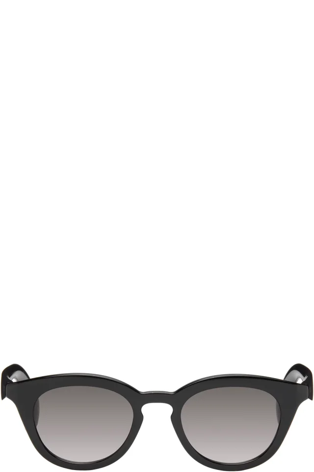 Black Round Frame Sunglasses