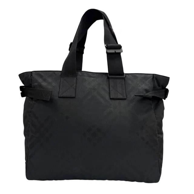 Burberry Check Jacquard Nylon Tote Bag in Nylon from LuxUness