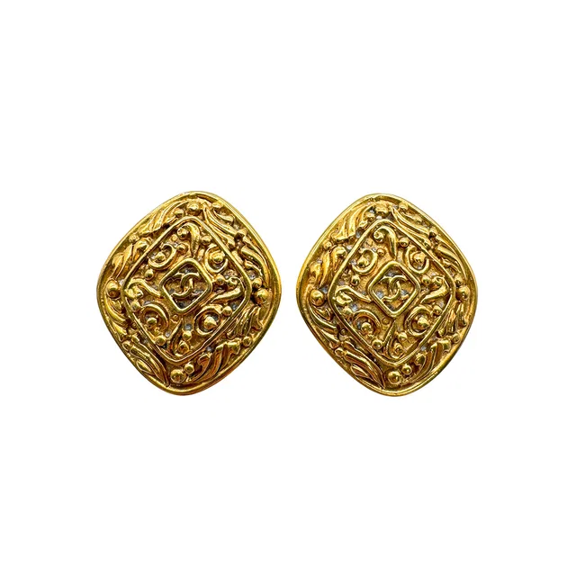 Chanel Vintage Earrings Cocomark Dia Accessory from Luxury Promise