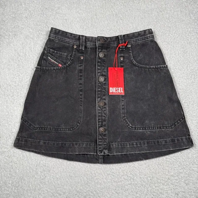 Diesel Women's Black Skirt in black Denim from Poshmark, photo 1 of 1