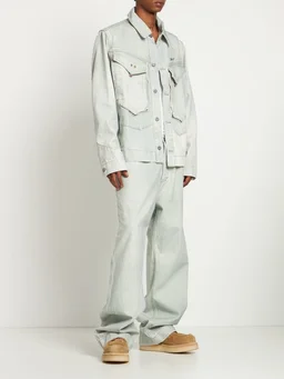 Objects Iv Life High-waist wide-leg jeans in 100% Cotton, photo 2 of 5 from LUISAVIAROMA