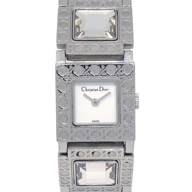 Dior D60-109 La Parisienne Quartz Watch Silver in Silver from AMORE Vintage Tokyo