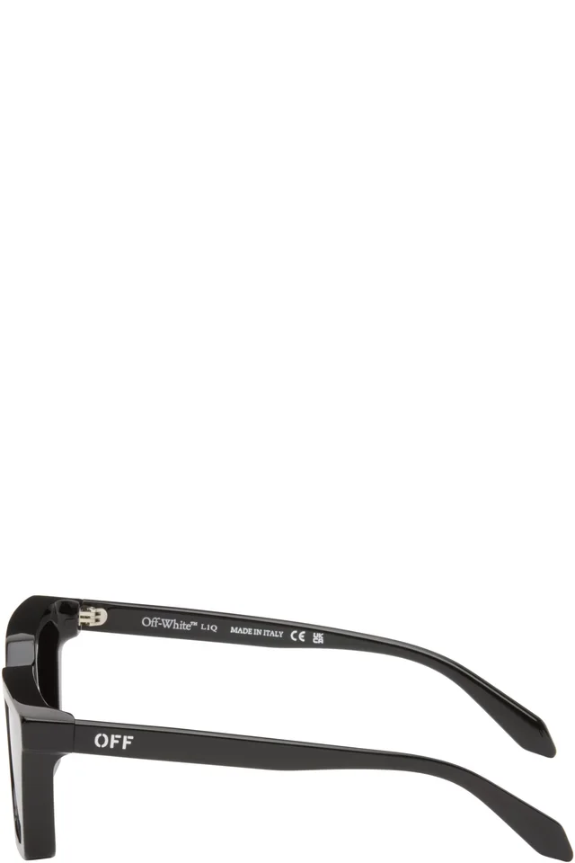 Off-White Black Reno Sunglasses, photo 3 of 4 from SSENSE