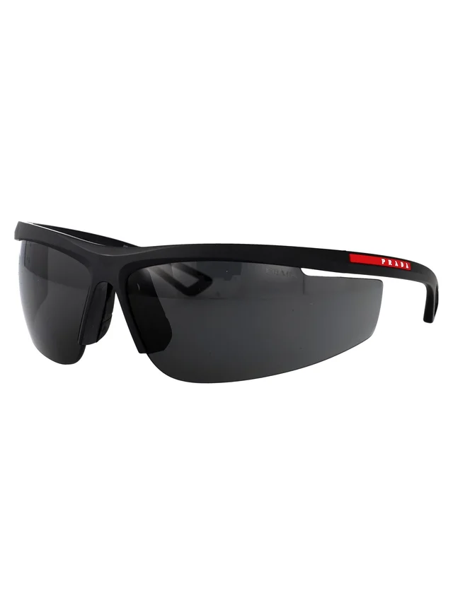 Prada 0ps Shield Matte Black Injected Sunglasses in Black from HEWI, photo 2 of 2
