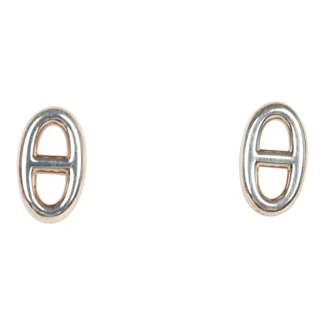 Hermès Farandole Stud Earrings Very Small Sterling Silver in Silver from Madison Avenue Couture