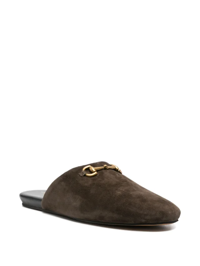 SERGIO MORETTI FIRENZE suede flat mules, photo 2 of 2 from FARFETCH