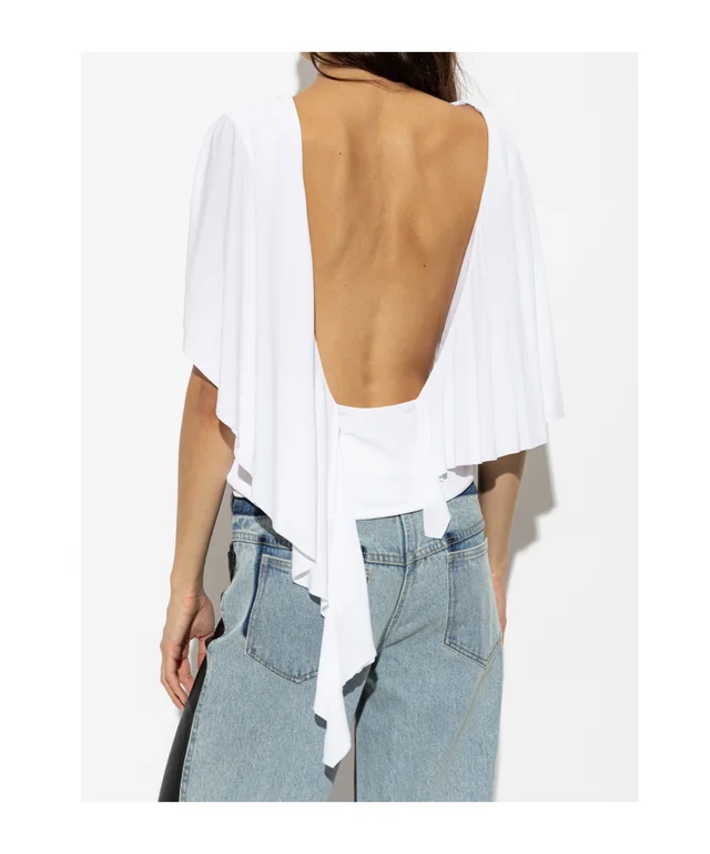 Christopher Esber Off-shoulder asymmetrical top, photo 2 of 4 from SENSER