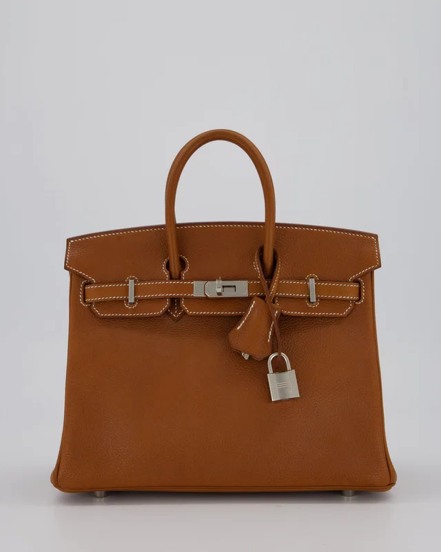 Hermès Birkin 25 Retourne Bag in Leather from Sellier