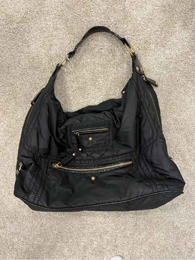 Tod's Black Quilted Shoulder Bag in black|gold from Poshmark