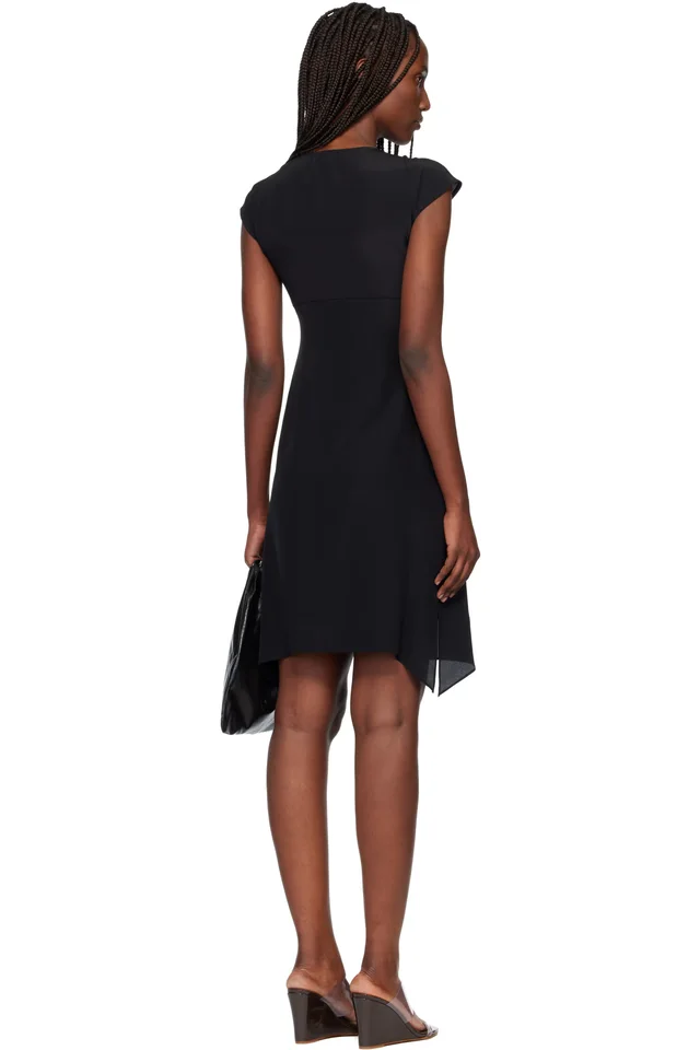 Maryam Nassir Zadeh Black Reneir Midi Dress, photo 3 of 4 from SSENSE