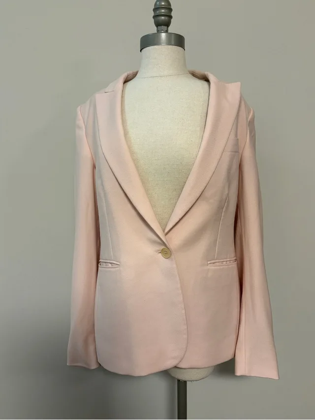 Stella McCartney Pale Pink Single-Button Blazer in pink from Poshmark, photo 1 of 1