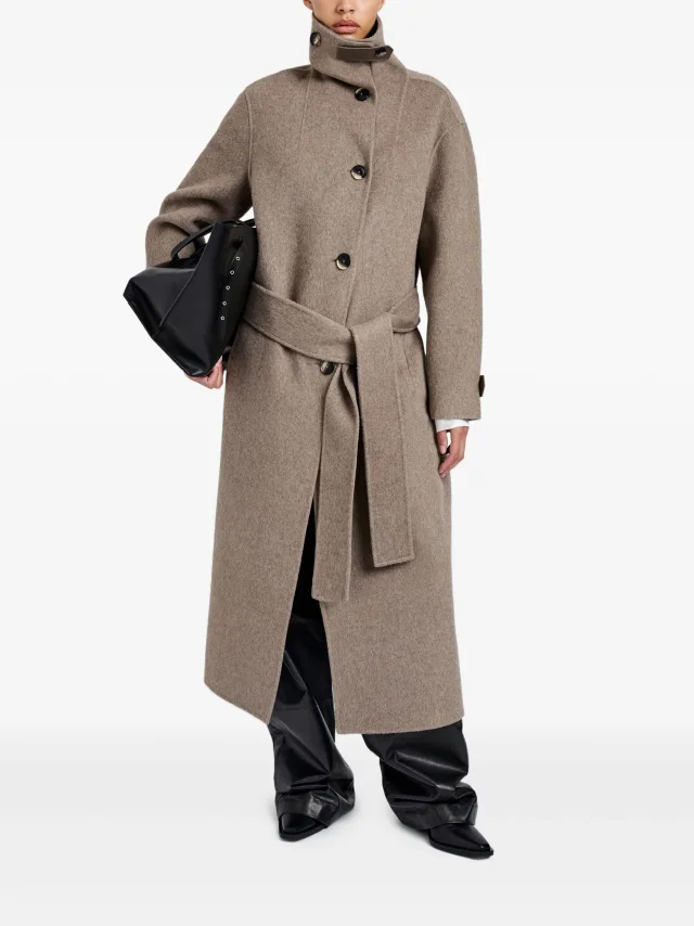 Proenza Schouler White Label Corey belted coat, photo 2 of 2 from FARFETCH