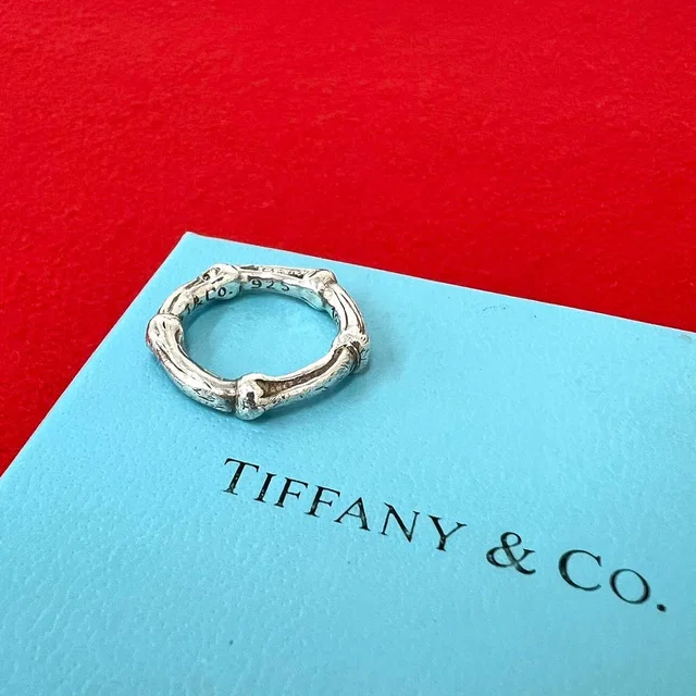 Tiffany & Co. Vintage Bamboo Ring 925 Sterling Silver in Silver from The Reluxe