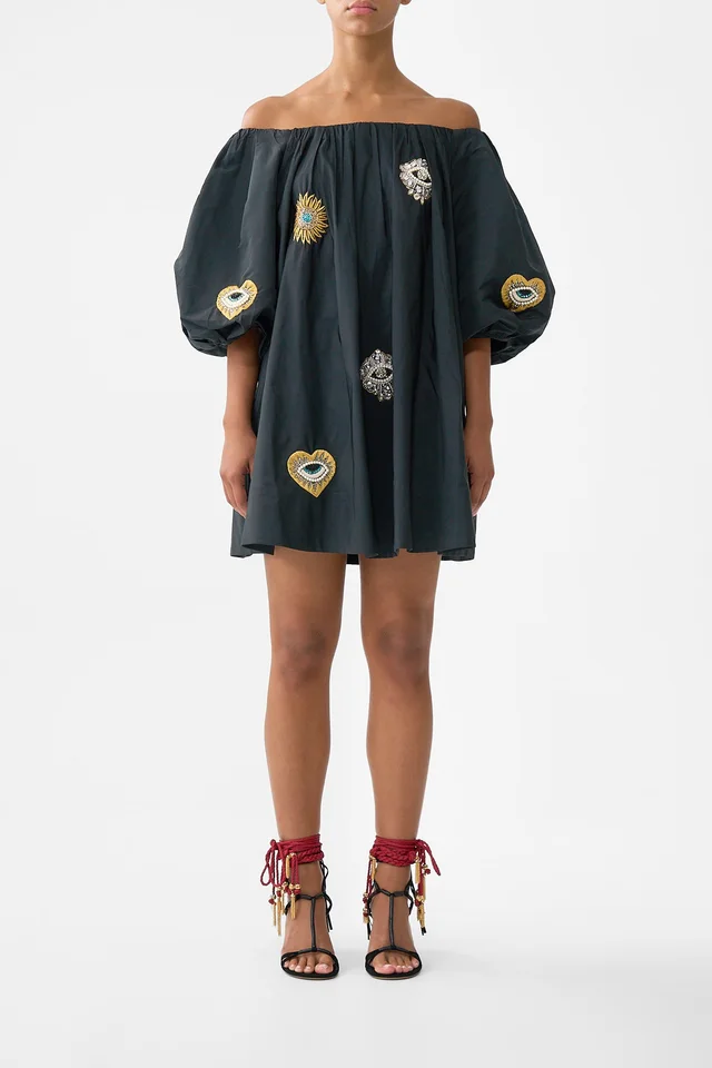 Camilla eBoutique OFF SHOULDER PUFF DRESS AMULETS AND ALCHEMY from CAMILLA, photo 1 of 1