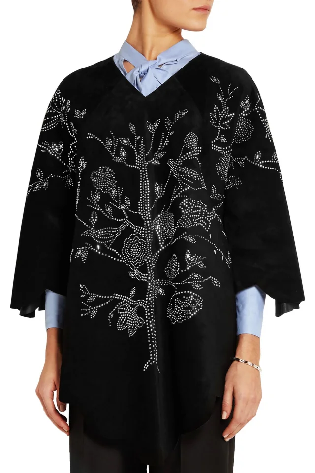 Valentino Garavani Studded Suede Top, photo 3 of 6 from THE OUTNET