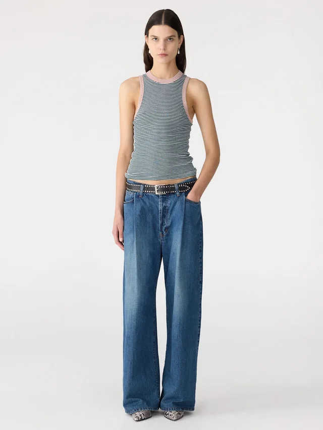 Bassike Stripe Contrast Tank from bassike, photo 1 of 1
