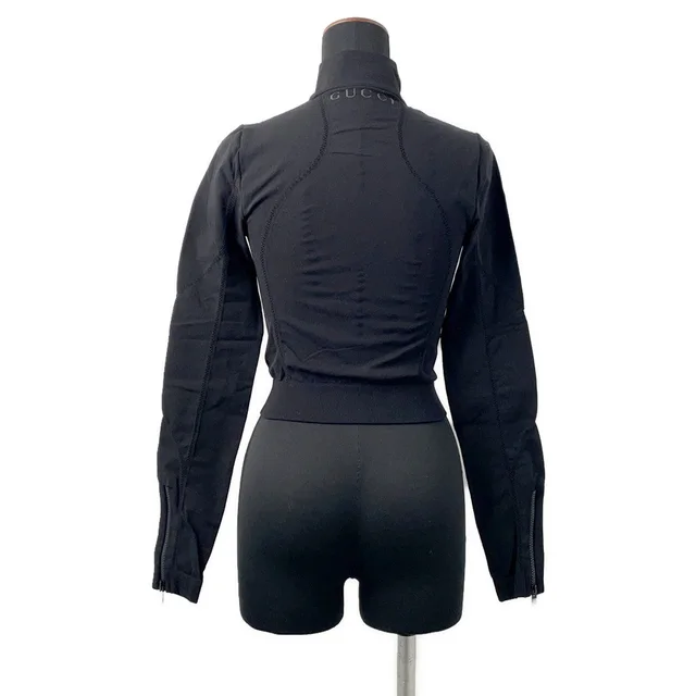 Gucci Seamless Jersey Zip Jacket Size S Black716747 Nylon90% Polyurethane10% from GALLERY RARE, photo 2 of 2