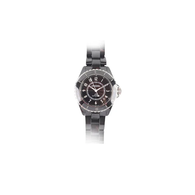 Chanel J12 38mm Black Watch Automatic in Black Ceramic from The Purse Affair
