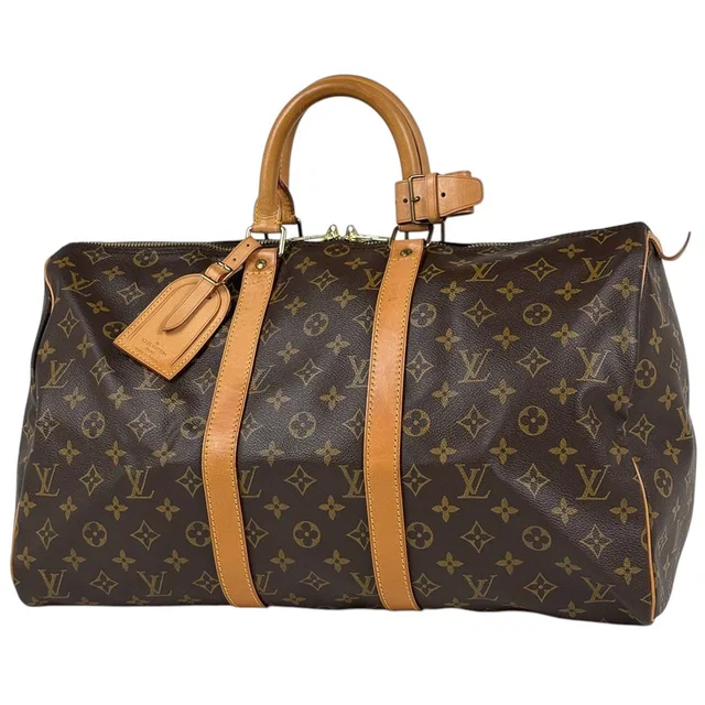 Louis Vuitton Keepall 45 Boston Bag Monogram Brown in Brown from The Reluxe