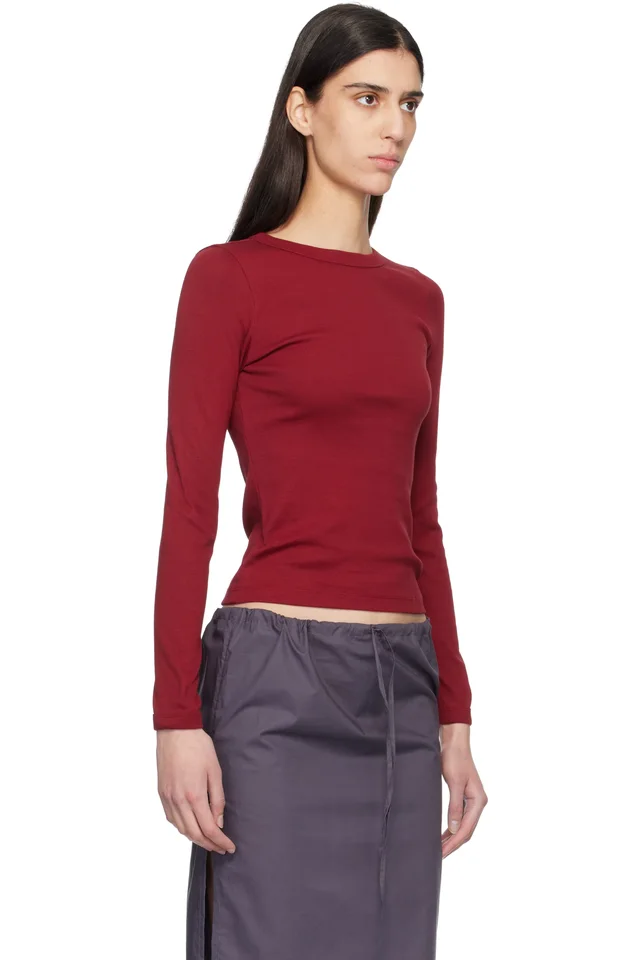 FLORE FLORE Red Max T-shirt, photo 2 of 4 from SSENSE