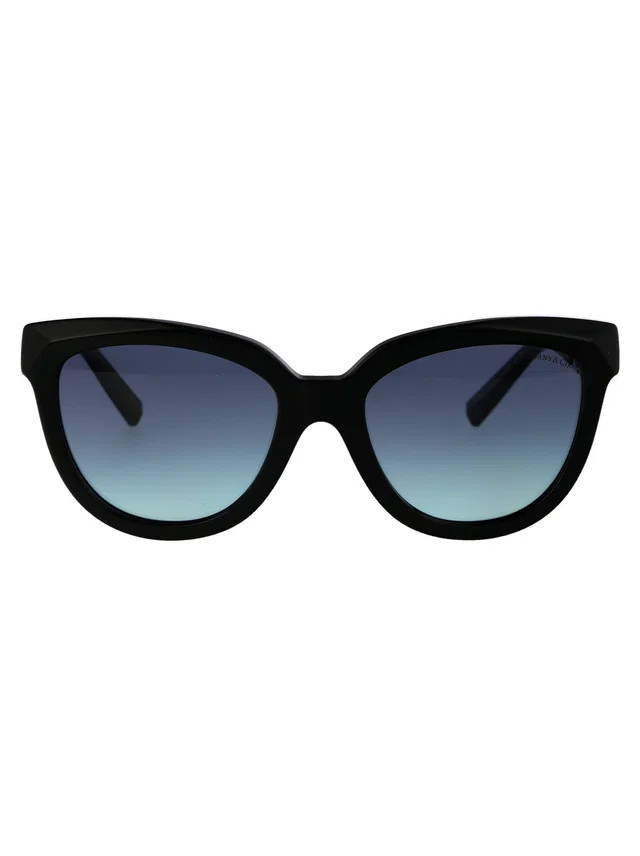Tiffany & Co. 0tf4215 Polished Black Acetate Sunglasses in Black from HEWI