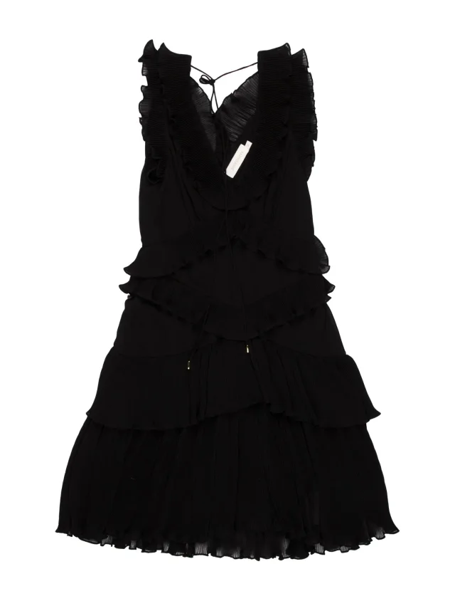 Zimmermann V-Neck Long Dress in black from The RealReal
