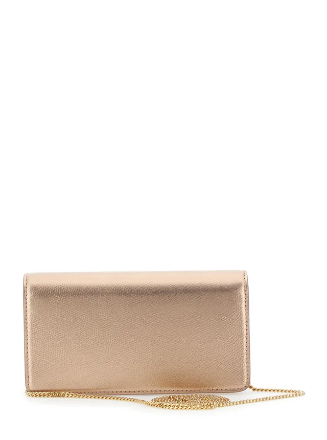 Valentino Garavani Clutch — Gold Calf Leather in Gold Calfskin from HEWI, photo 2 of 2