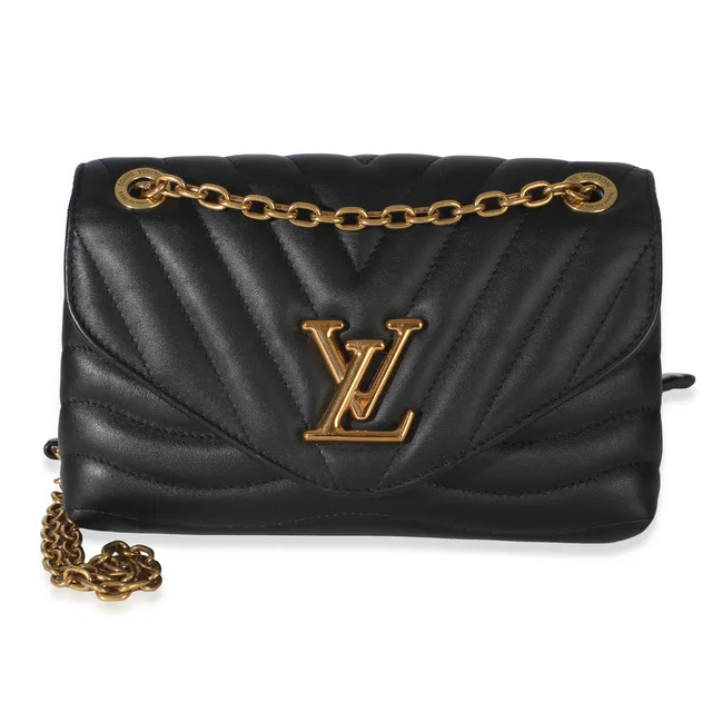 Louis Vuitton Black Calfskin New Wave MM NM in Black Calfskin from myGemma