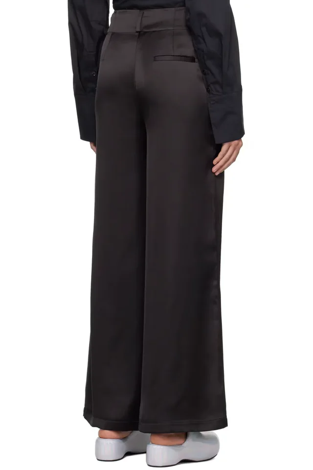 SIMONMILLER Black Bloo Trousers, photo 3 of 4 from SSENSE