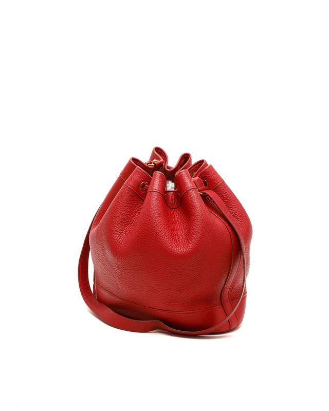 Hermès Taurillon Clemence Market PM Bucket Bag in Clemence leather from A Retro Tale, photo 3 of 8