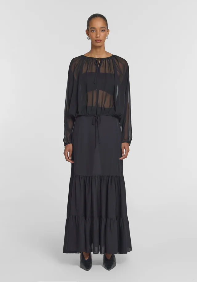 VIKTORIA & WOODS Curator Silk Top in Black from Viktoria & Woods, photo 1 of 1