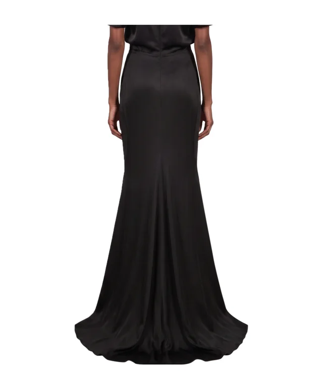 Victoria Beckham Isabella Satin Maxi Skirt, photo 4 of 4 from SENSER