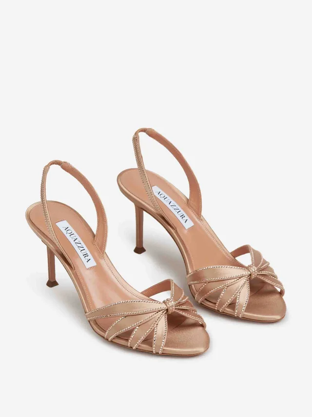 Aquazzura crystal-embellished slingback pumps, photo 2 of 5 from SENSER