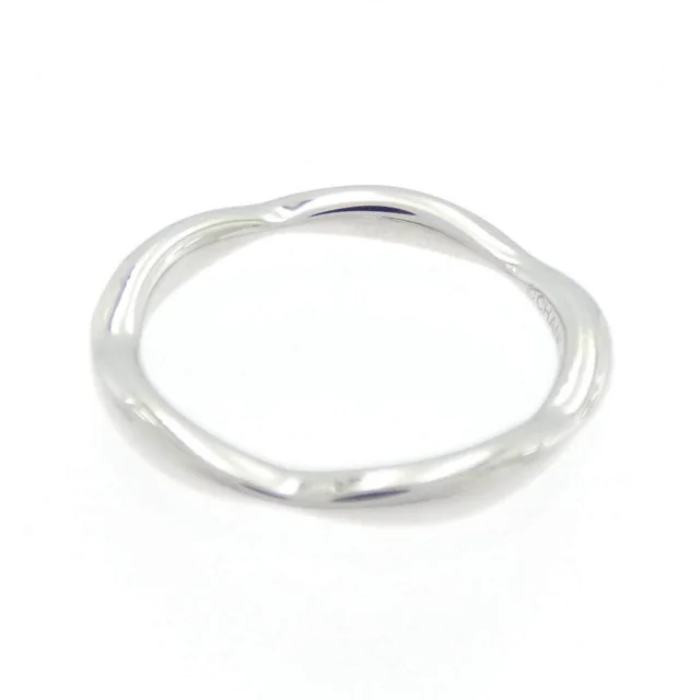 Chanel Camellia Half Eternity Platinum Ring Size 47 in Silver Platinum 950 (Pt950) from LuxUness, photo 3 of 5