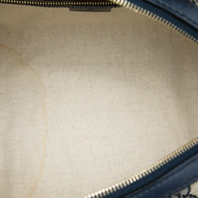 Beige Gucci Small GG Canvas Web Joy Boston Bag Satchel in Beige Canvas from Designer Revival, photo 2 of 2