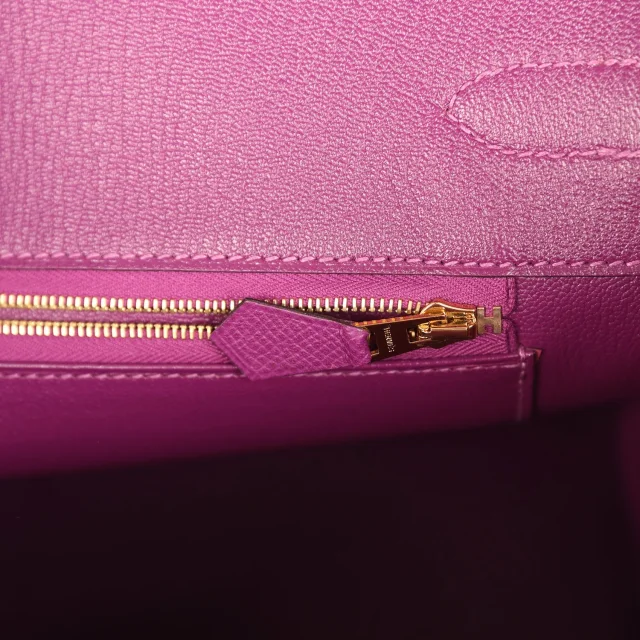 Hermès Birkin 35 Anemone Epsom Gold Hardware in Epsom leather from Madison Avenue Couture, photo 9 of 9