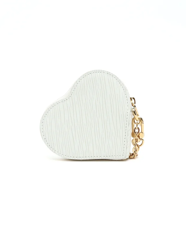 Louis Vuitton Love Lock Heart Coin Purse in Leather from A Retro Tale, photo 3 of 4