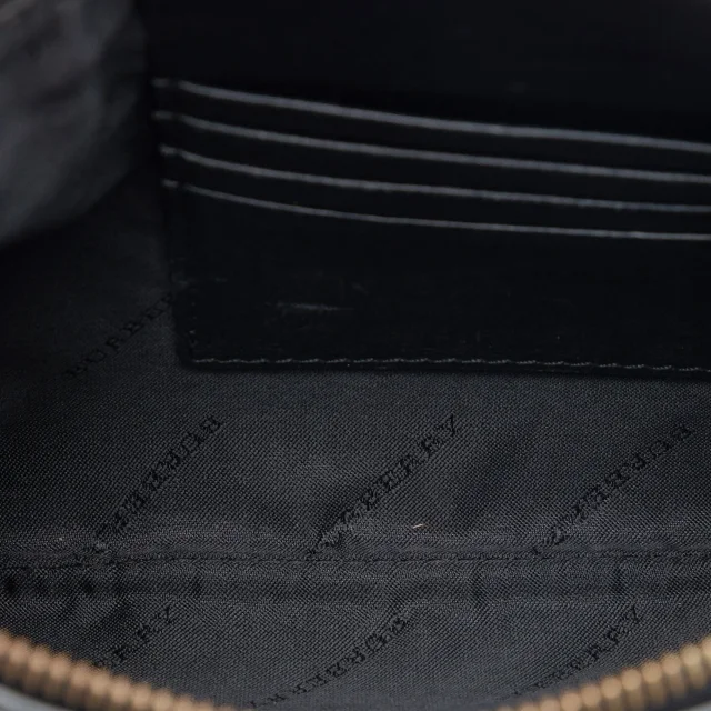 Beige Burberry Haymarket Check Canvas Peyton Crossbody in Beige Canvas from Designer Revival, photo 4 of 6