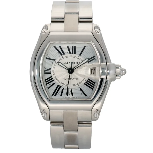 Cartier Roadster W62025V3 38.5mm Stainless Steel Watch from H&T