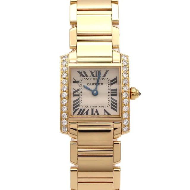 Cartier Tank Francaise SM YG D YG Quartz Watch from The Reluxe