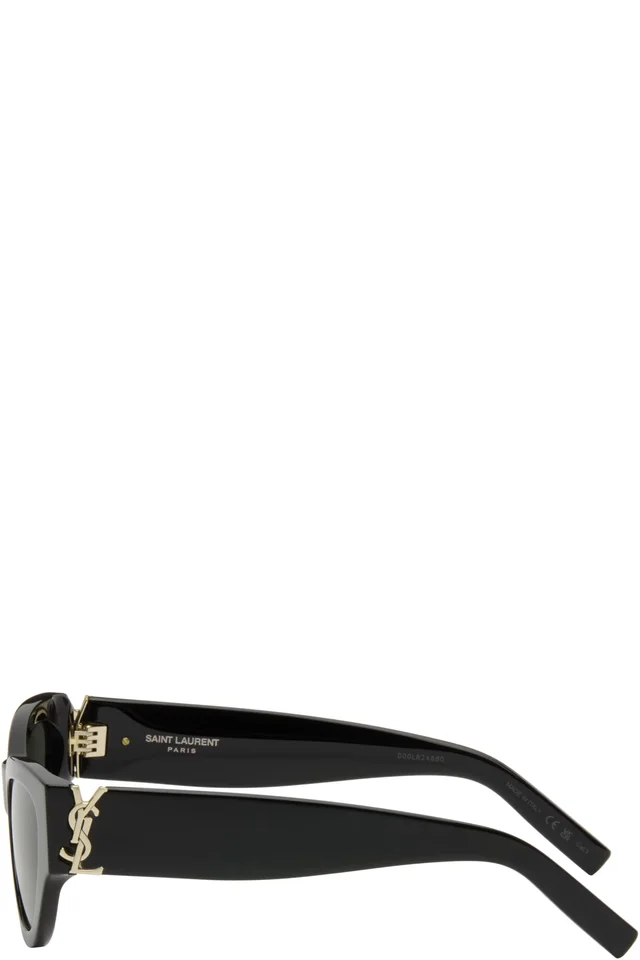 Saint Laurent Black SL M94 Sunglasses, photo 3 of 4 from SSENSE