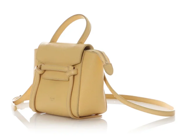 Celine Yellow Pico Belt Bag in Yellow Suede from Ann's Fabulous Finds, photo 3 of 9