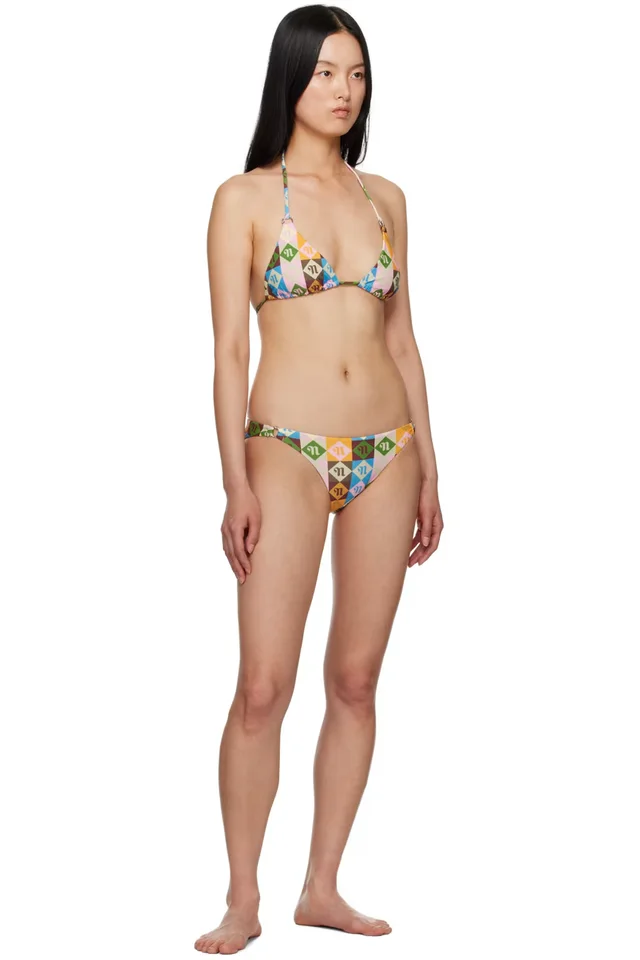 Nanushka Multicolor Ylva Bikini Bottoms, photo 4 of 4 from SSENSE