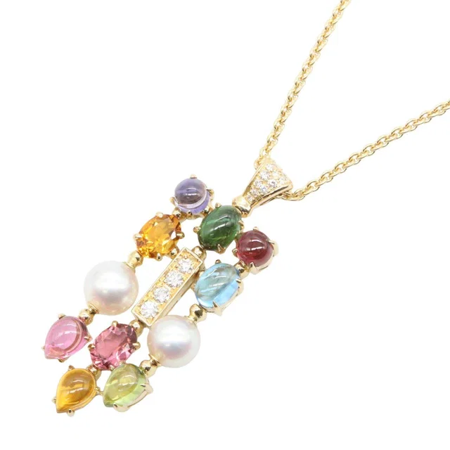 Bvlgari Allegra Au750 Diamond Multistone Necklace from LuxUness