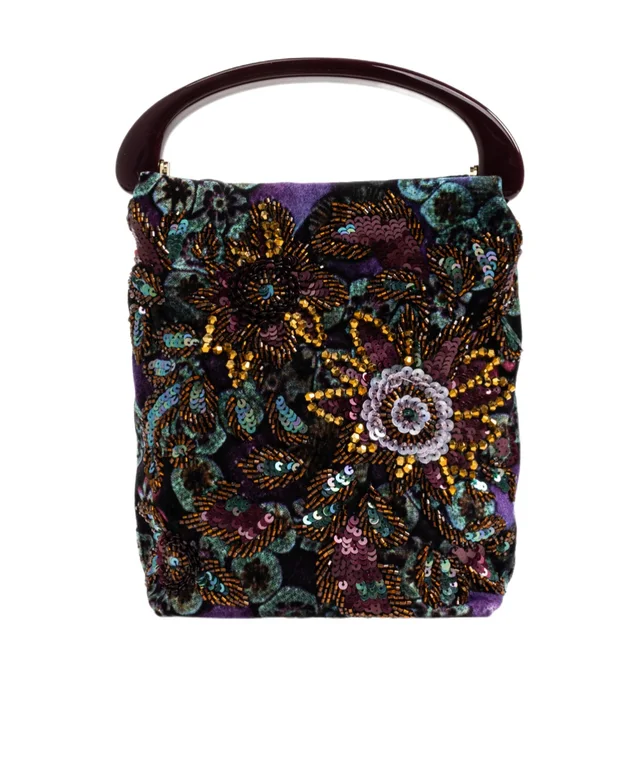 Dries Van Noten Crisp Beaded Shoulder Bag, photo 5 of 7 from SENSER