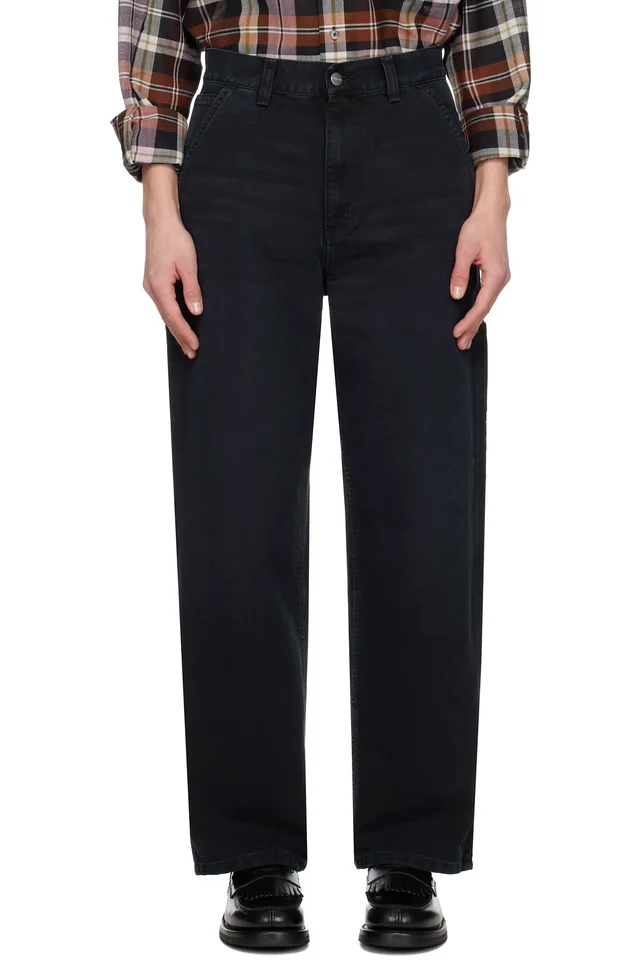 Black Brandon Single Knee Jeans, image 1 of 1 from SSENSE
